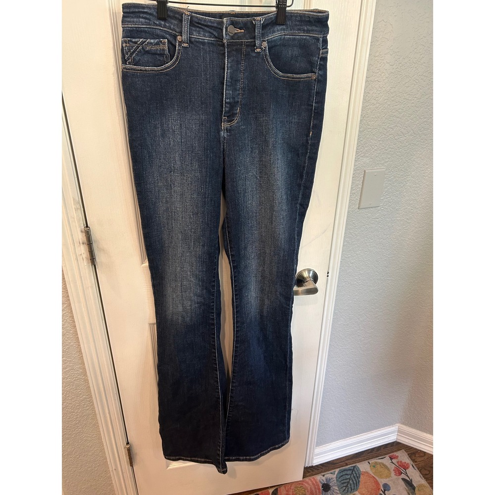 Buckle Black Jeans Dark Wash Fit No. 35 Bootcut High Rise Denim 29x36